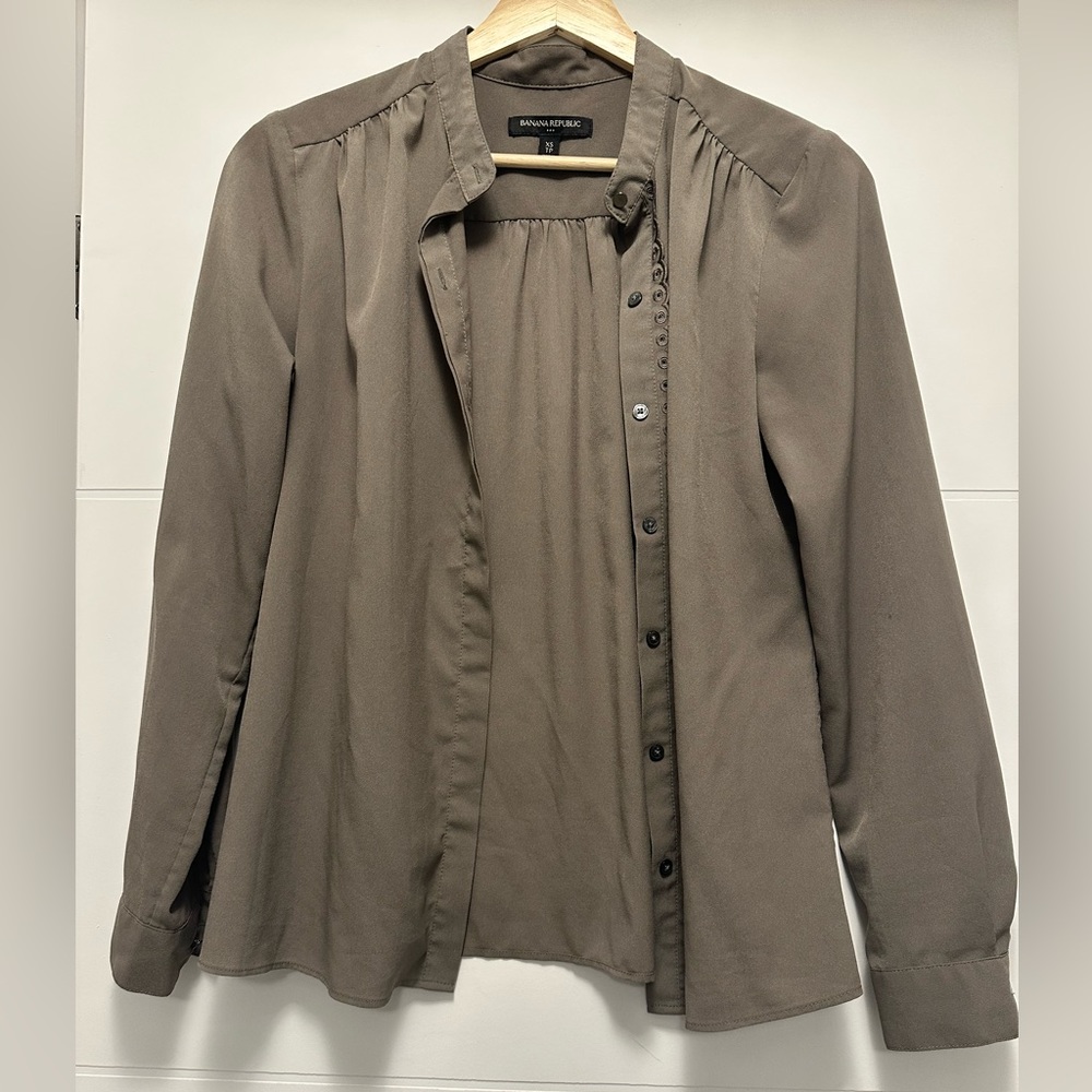 Khaki blouse
